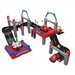 Set de constructie Pista cu garaj, 5 vehicule si accesorii incluse, 80 piese